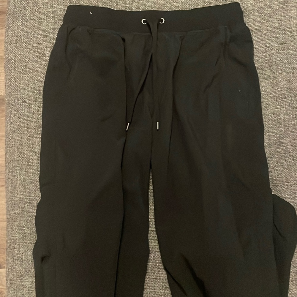 black joggers